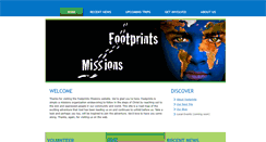 Desktop Screenshot of footprintsmissions.org